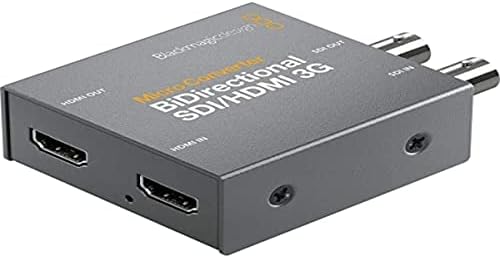 Blackmagic Design Çift Yönlü SDI-HDMI 3G Mikro Dönüştürücü, Güç Kaynağı ile