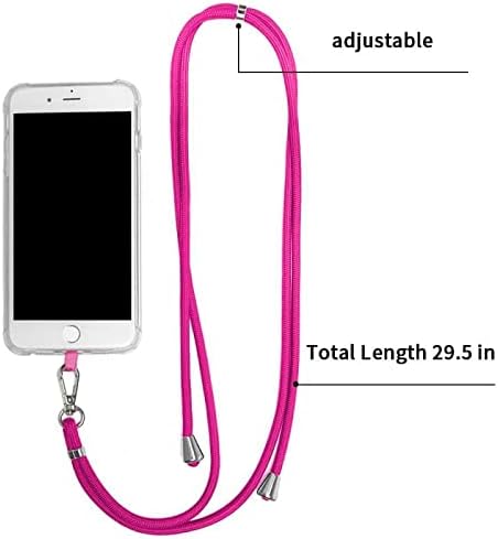 Ayarlanabilir Cep Telefonu Bilek Kayışı El Kayışı Cep Telefonları Her Türlü uygun USB Gadget Anahtar Anti-Kayıp Halat, Siyah