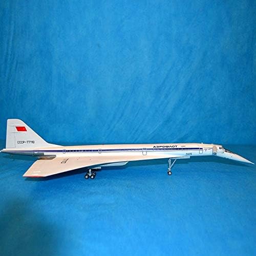 Tupolev Tu-144 Sovyet Rus Süpersonik Jet Uçağı Rus Model Kitleri Ölçek 1: 144 Montaj Talimatları Rusça Dil