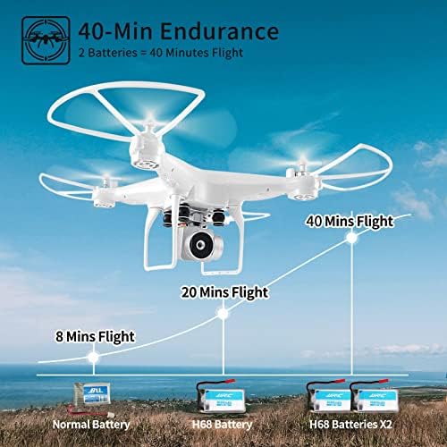 Yetişkinler için 1080P Kameralı Drone, Yeni Başlayanlar için 40 Dakika Uçuş Süresi Dronları, Yerçekimi Sensörlü Quadcopter, Yükseklik