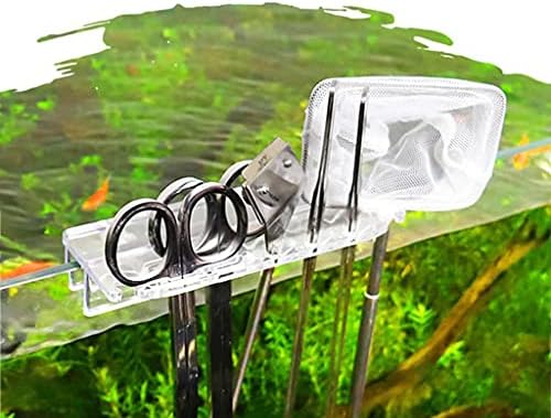 Akrilik Su Bitkileri Çim Bakım Aracı Tutucu Akrilik Akvaryum Tankı Aracı Tutucu Balık Tankı Cımbız Makas Kazıyıcı Spatula Depolama