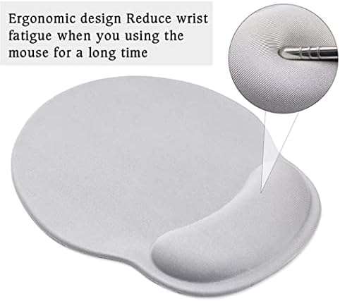 TUJAH Bellek Köpük Mouse Pad ile Bilek Istirahat Ergonomik Mouse Pad ile El Bilek Mouse Pad Kaymaz Kauçuk Taban