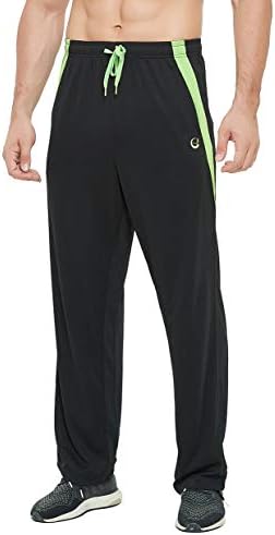 E-SURPA erkek Atletik Pantolon ile Cepler Açık Alt Sweatpants Erkekler için Egzersiz, Egzersiz, Koşu