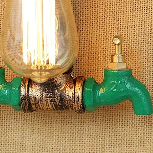 sccs Vintage Loft Duvar Lambası Endüstriyel Paslı Boru Duvar lamba ışığı Steampunk Vintage iç mekan aydınlatması Abajur Oturma