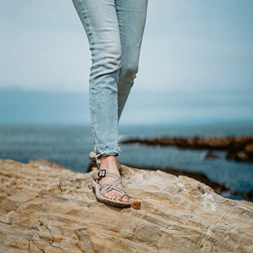 Viakix Kadınlar için Yürüyüş Sandaletleri-Yürüyüş, Açık Hava, Su, Spor için Kemer Destekli Ultra Rahat Atletik Sandaletler