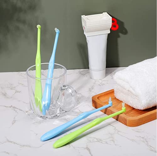 Diş Temizliği için Dosevita Diş Fırçası Tek Küçük Püsküllü Fırça Diş Telleri için Uç Tutam Konik Diş Fırçası Detay Temizleme