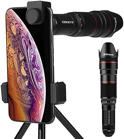 Homyl 36x 50x HD Cep Telefonu Kamera Lens Optik Zoom Telefoto Lens Klip-on Cep Telefonu Kamera Lens ile Uyumlu Android