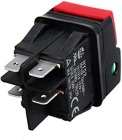 Endüstriyel Elektrik Push Button Anahtarları, Rocker Anahtarları, HY52 Ekipmanları Mekanik Cihaz Anahtarı İçin Push Button ışık