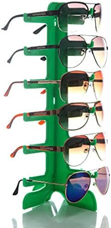 Güneş Gözlüğü Vitrin, Tezgah Plastik 6 Pairs Gözlük Raf Göster Standı Tutucu, Güneş Gözlüğü için Uygun, Miyopi Gözlük, okuma