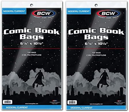 BCW Güncel Komik Çantalar - 200 Sayım