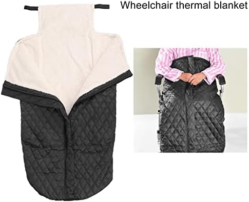 Tekerlekli Sandalye Sıcak Örtüleri, Tekerlekli Sandalye Sıcak Battaniyesi Soğuk Rüzgara Dayanıklı Hasta için Günlük Kullanım
