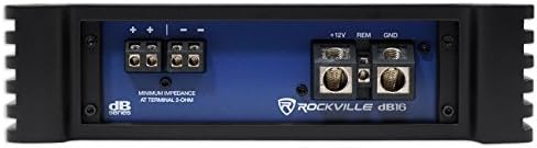 Rockville dB16 8000 Watt Tepe / 2000 w RMS Mono 2 Ohm Amplifikatör Araç Ses Amp