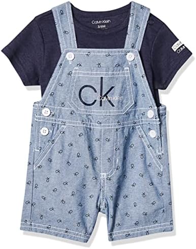 Calvin Klein erkek bebek 2 Parça Kısa Set