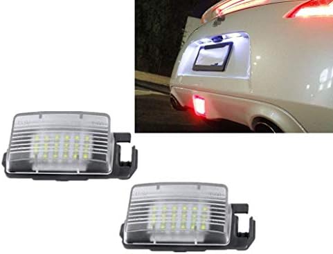 eLoveQ 3 W Tam LED plaka ışık kiti İle Uyumlu Nissan 350z 370z GT-R Küp Yaprak Sentra Versa Infiniti G25 G35 G37 Q60