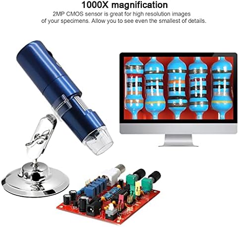 SHYPT Wi-Fi Mikroskop Dijital Microscopio Zoom El LED Büyüteç 1000X USB Şarj Mikroskop için ıOS / Android Telefon Tablet (Renk: