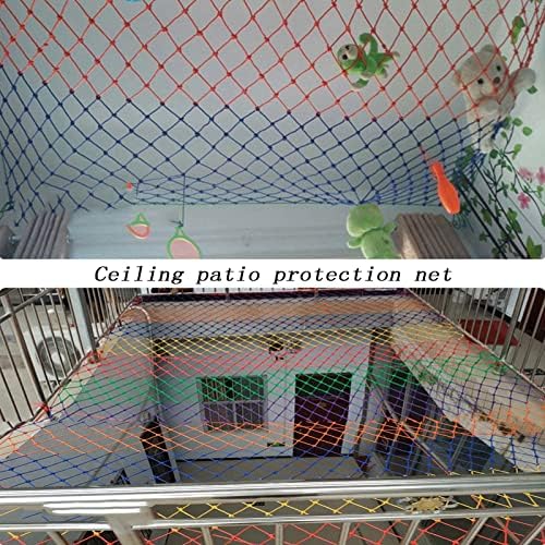 AWSAD Renk Naylon Halat Net Çit Net Bariyer Koruyucu koruma ağı salıncak Seti Dekorasyon Balkon Merdiven Anti-Sonbahar Netf Renk