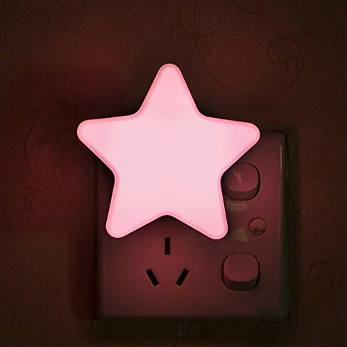 Ruımın Mini Yıldız Gece Lambası çocuk Yatak Odası Sevimli Plug in ışık dekorasyonu acil durum lambası Çocuklar için