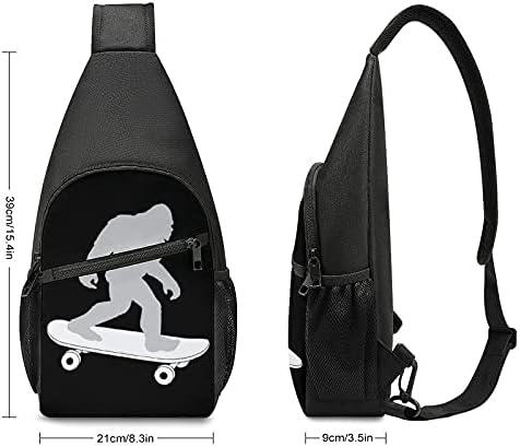 Bigfoot Kaykay Sling Crossbody sırt çantası omuz çantası rahat sırt çantası açık Bisiklet yürüyüş seyahat İçin