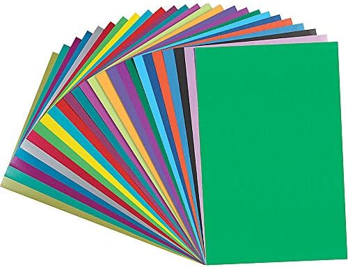 Pacon Solmaz Asitsiz Tasarımcı Sanat Kağıdı, 12 X 18 inç, Çeşitli Renk, 100'lü Paket