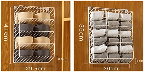 Feamos Demir Asılı Raflar Iç Çamaşırı Iç Çamaşırı Sutyen Çorap Metal Depolama Tutucu Ev Yatak Odası Yurdu Duvara Monte