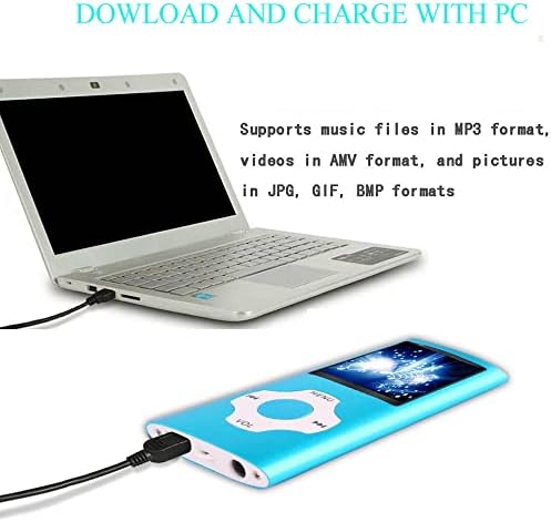 MP3 Çalar, Hotechs Müzik Çalar ile 16 GB Bellek SD Kart ile Fotoğraf / Video Oynatma / FM Radyo / Ses Kaydedici / E-kitap Okuyucu