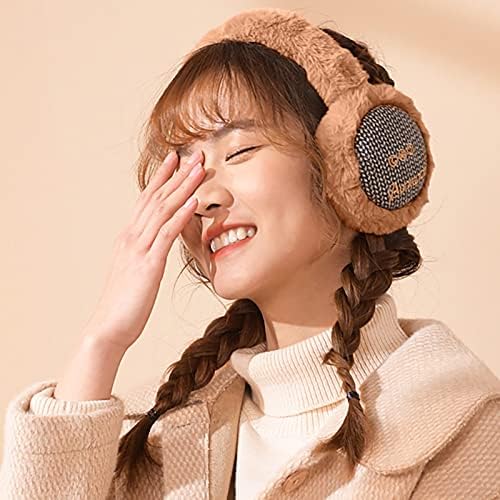 MatureGirl Earmuffs Bluetooth Kulaklık, Unisex Kış Sıcak Kablosuz Stereo oyun kulaklıkları Katlanabilir Kafa Monte Kulaklık Müzik