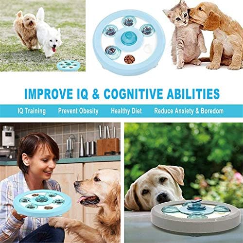 ZHGYD Dayanıklı Gıda Dağıtım Köpek Bulmaca Kaymaz Toksik Olmayan IQ Eğitim Yavru Oyuncaklar Interaktif Pet Yavaş Besleyiciler