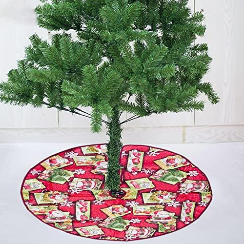 Pembe Noel Ağacı Etek 36 inç Amerikan Tarzı Tasarım Merry Christmas Parti Noel Ağacı Dekorasyon için