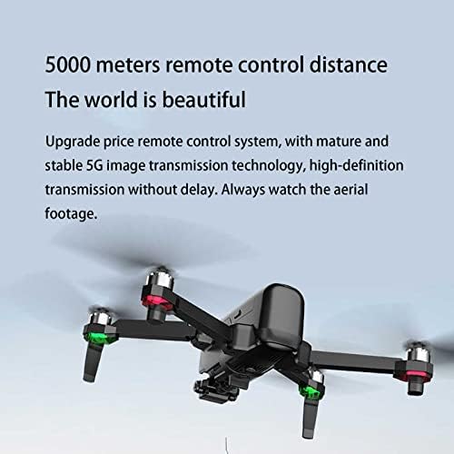 Yetişkinler için Kameralı Dronlar 6k, Katlanabilir GPS Uzaktan Kumandalı Uçak, Yeni Başlayanlar için 3 eksenli Gimbal Quadcopter,