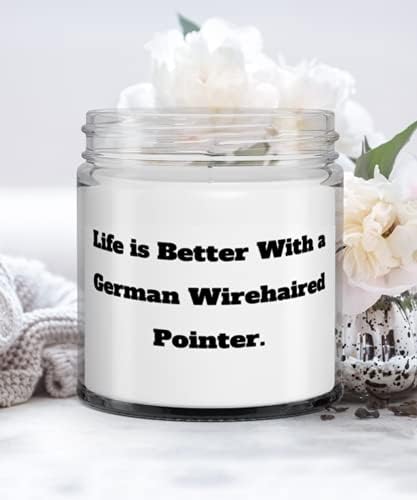 Eğlenceli Alman Wirehaired Pointer Köpek Hediyeler, Hayat bir Alman Wirehaired Pointer İle Daha İyidir, Alman Wirehaired Pointer