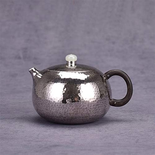El yapımı Çin Kungfu Teakettle Gümüş Çay Servisi Drinkware Eski Töreni Demlik Seti Sıcak Su Pot S. Y. MMYS