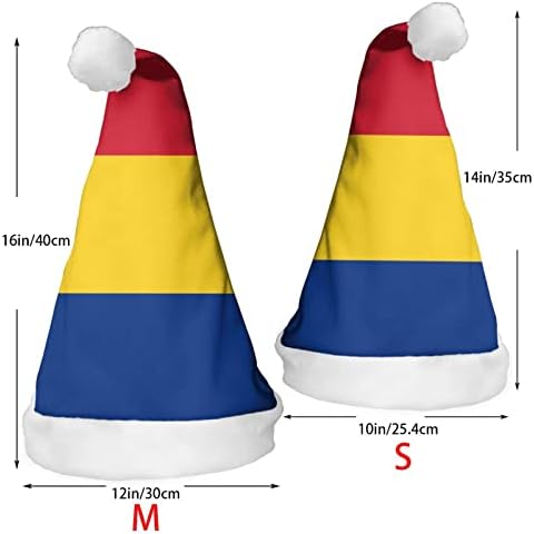 Romanya bayrağı Merry Şapkalar Noel Kapaklar Süsler Tedavi Kılıfı İçin Çorap Çorap Şeker hediye keseleri Noel Noel Baba Parti