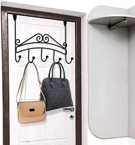 2 Adet Jieya Kapı Kanca Üzerinde-Dekoratif Metal Kapı Kanca Askı Tutucu Ev Ofis Mutfak Banyo Kullanımı için ceket askısı Raf