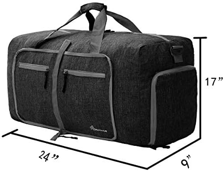 Spor çantası 40L Packable spor çantası ile Ayakkabı Bölmesi Unisex Seyahat Çantası Su-Dayanıklı spor çantası