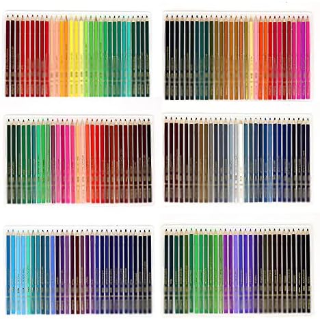 YMXDHZ 260 Renkler Ahşap Renkli Kalemler Yağlı Renkli Renkli kalem Seti Okul Çizim Sanat Malzemeleri (Renk: A)