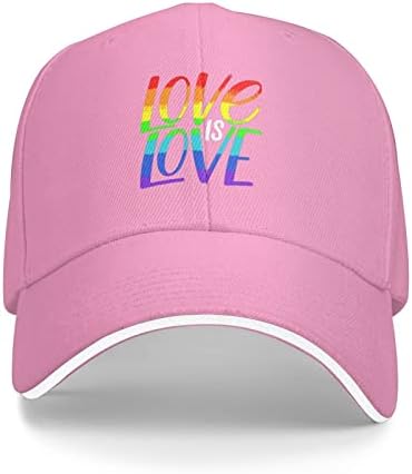 Luouies Aşk Aşk beyzbol şapkası Erkek ve Kadın Casquette Kapaklar Viraj Ağız Ayarlanabilir kamyon şoförü şapkası baba şapkası