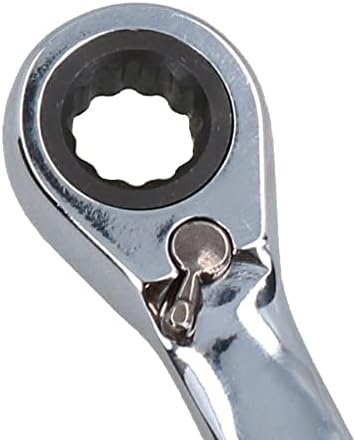 9mm Geri Dönüşümlü Krank Ofset Cırcır Kombinasyon Anahtarı Anahtarı 72 Diş