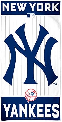 WinCraft MLB New York Yankees MLB New York Yankees Fiber Plaj Havlusu 9lb 30 x 60, Çok Renkli, na