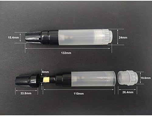 freneci 5X Temizle Tüp Marker 8mm Boyama Boyalar Kartuşları İşaretleme kalemleri Ofis