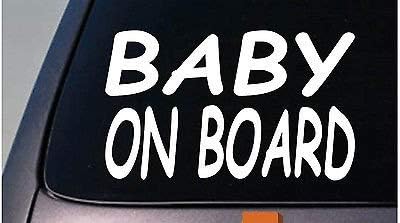 Bebek On Board Sticker Çıkartma Bebek Koltuğu Şişe Emzik Bebek Giysileri E051