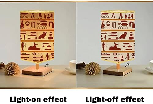 Dim masa lambası dikişsiz Retro fayans ile Antik Mısır USB başucu lambası / Minimalist tasarım / masa lambası / komidin göz koruması