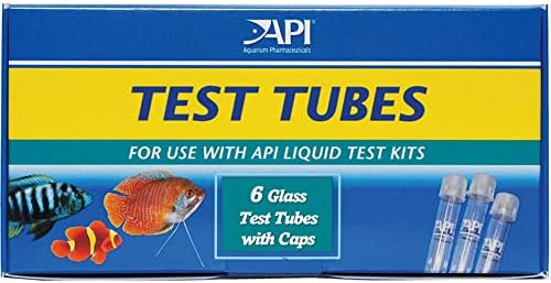 Akvaryum Test Kitleri için API Yedek Test Tüpleri 6 Paket Paket