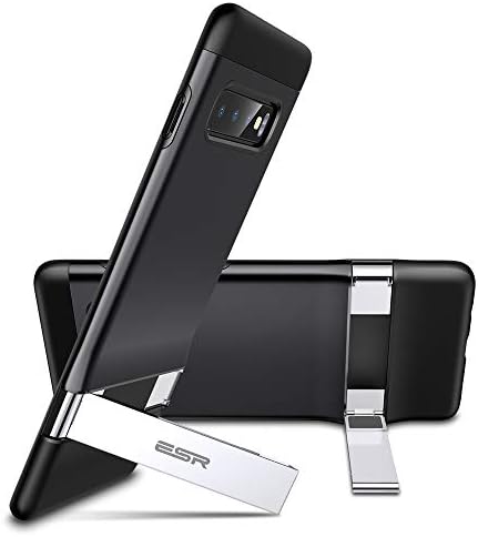 Samsung Galaxy S10 Plus ile Uyumlu ESR Metal Kickstand Kılıfı, [Dikey ve Yatay Stand] [Güçlendirilmiş Düşme Koruması] S10 Plus