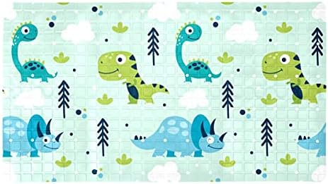 bm21S1HGJ Sevimli Dinozorlar Küvet Paspaslar Kaymaz Çocuklar Toddlers için, PVC Bebek Duş Mat, hızlı Kuru Küvet Paspaslar Dekoratif