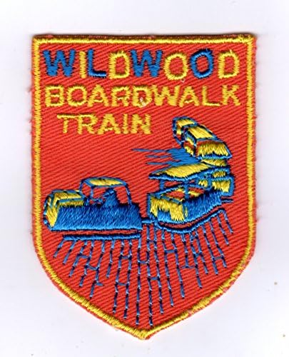 Wildwood (NJ) Boardwalk Tren İşlemeli Hatıra Yama (yaklaşık 1977)