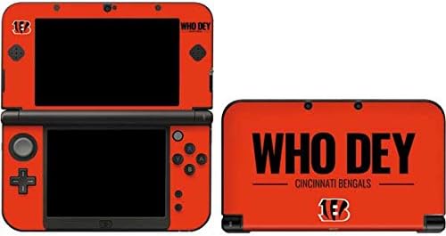 3DS XL 2015 ile Uyumlu Skinit Çıkartma Oyun Cildi - Resmi Lisanslı NFL Cincinnati Bengals Takım Sloganı Tasarımı