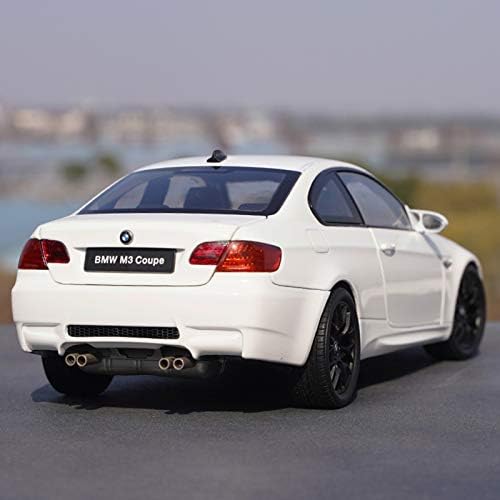 DXZJ 1: 18 için BMW M3 E92 Coupe Diecast Spor Araba Modeli için Hediye, Koleksiyon (Renk: Beyaz, Boyutu: B)