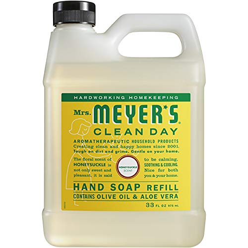Bayan Meyers Temiz Gün Sıvı El Sabunu Dolumu, 1 Paket Lavanta, 1 Paket Bal Suckle, her biri 33 OZ